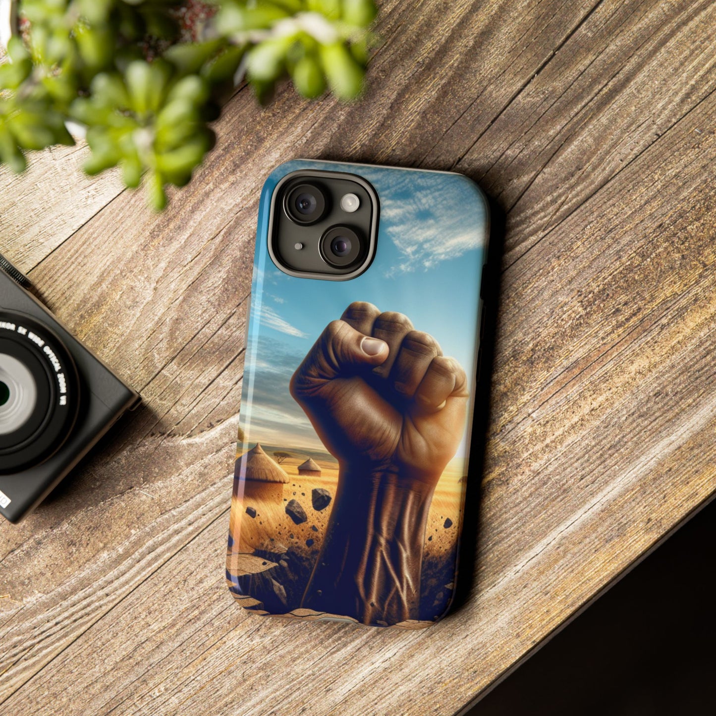 Empowered Phone Case | Tough Cases, Fist Design, Inspirational Gift, Motivational Accessory, Supportive Phone Cover