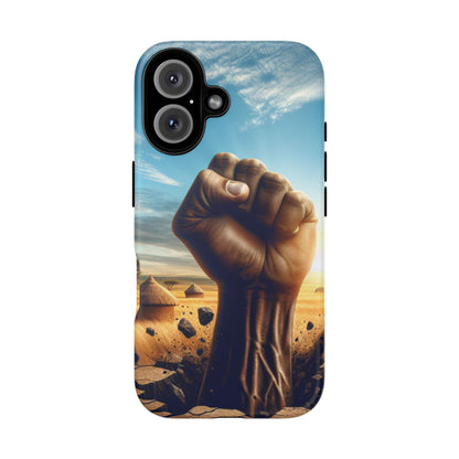 Empowered Phone Case | Tough Cases, Fist Design, Inspirational Gift, Motivational Accessory, Supportive Phone Cover