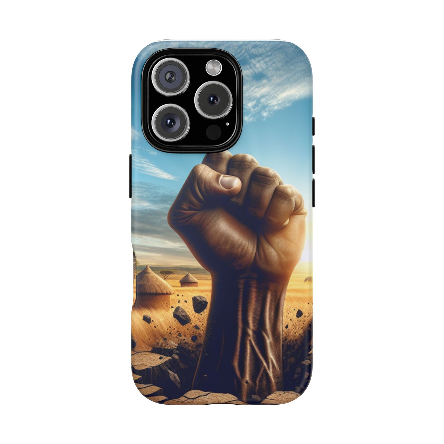 Empowered Phone Case | Tough Cases, Fist Design, Inspirational Gift, Motivational Accessory, Supportive Phone Cover