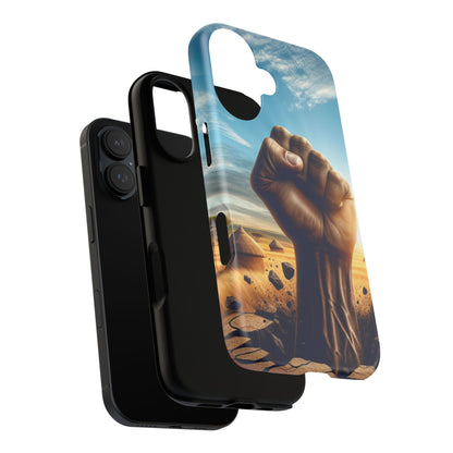 Empowered Phone Case | Tough Cases, Fist Design, Inspirational Gift, Motivational Accessory, Supportive Phone Cover