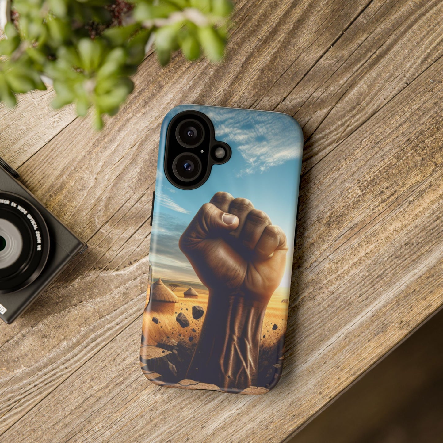 Empowered Phone Case | Tough Cases, Fist Design, Inspirational Gift, Motivational Accessory, Supportive Phone Cover