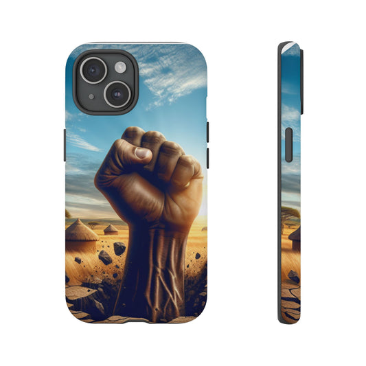 Empowered Phone Case | Tough Cases, Fist Design, Inspirational Gift, Motivational Accessory, Supportive Phone Cover