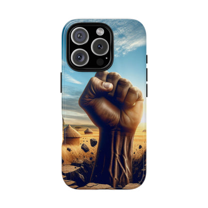 Empowered Phone Case | Tough Cases, Fist Design, Inspirational Gift, Motivational Accessory, Supportive Phone Cover
