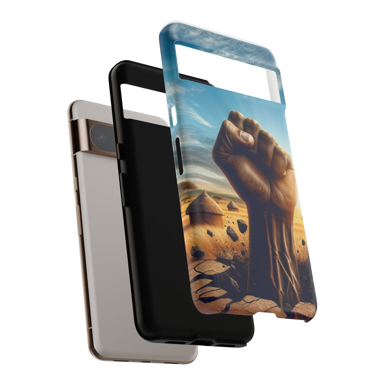 Empowered Phone Case | Tough Cases, Fist Design, Inspirational Gift, Motivational Accessory, Supportive Phone Cover