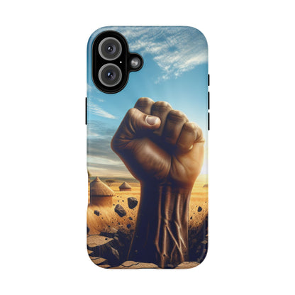 Empowered Phone Case | Tough Cases, Fist Design, Inspirational Gift, Motivational Accessory, Supportive Phone Cover