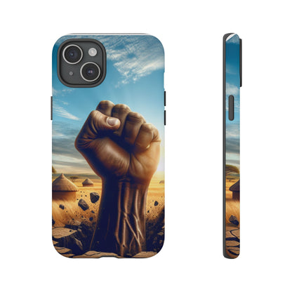 Empowered Phone Case | Tough Cases, Fist Design, Inspirational Gift, Motivational Accessory, Supportive Phone Cover