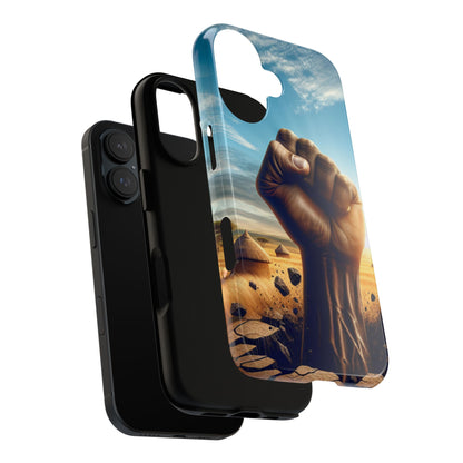 Empowered Phone Case | Tough Cases, Fist Design, Inspirational Gift, Motivational Accessory, Supportive Phone Cover