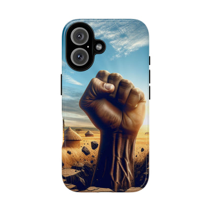 Empowered Phone Case | Tough Cases, Fist Design, Inspirational Gift, Motivational Accessory, Supportive Phone Cover